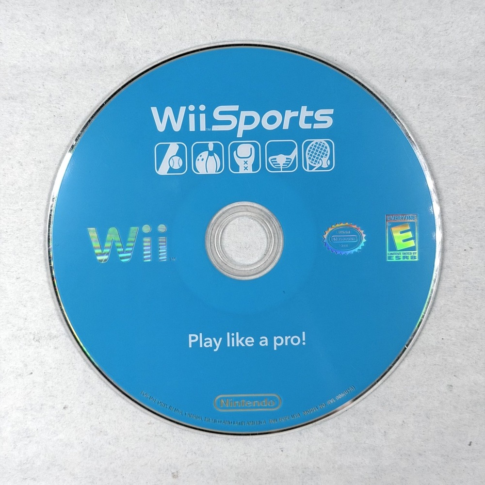 Wii Sports (Nintendo Wii, 2006) / Play Like a Pro / DISC ONLY / Tested / Working